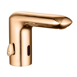 OEM Factory Rose Gold Brass Sensor Smart Basin Faucet Tap for Bathroom