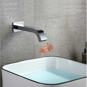 Brass Wall Mounted Integrated Type Automatic Sensor Faucet for Bathroom and Kitchen