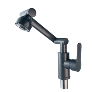 Classic Single-Handle ABS PVC Kitchen Sink Faucet Touchless Sensor with 2 Holes Mount Basin Faucet