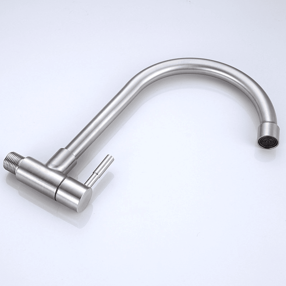 Modern Design 304ss Single Handle Wall-Mounted Kitchen Faucet Tap for Cold Water Single Hole Installation - Image 6