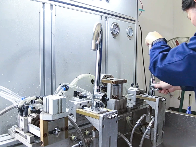 China faucet factory raw material inspection